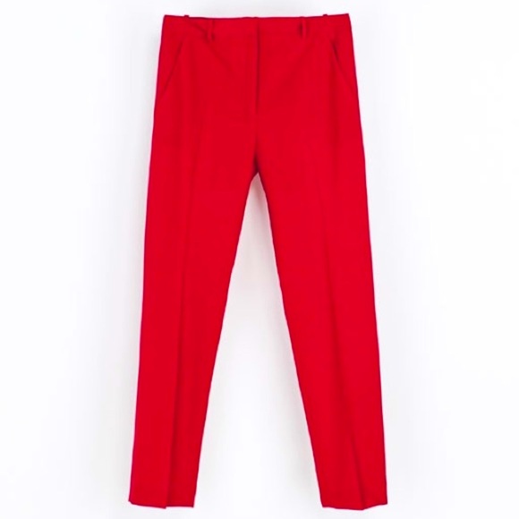 Zara Ankle Crop Capri Pleated Dress Pants - Picture 5 of 6